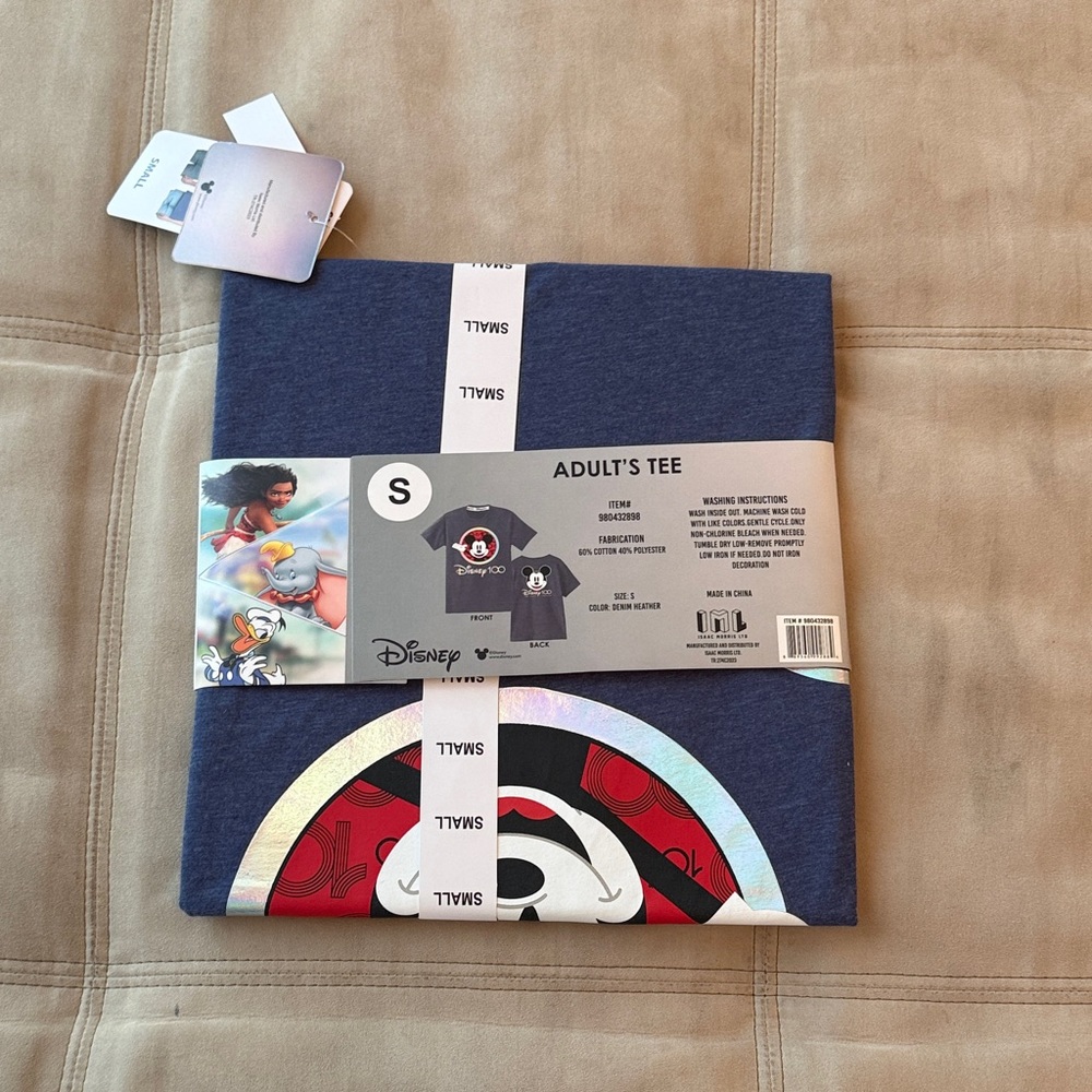 Disney 100 Mickey Mouse Navy Tee - Picture 3 of 3
